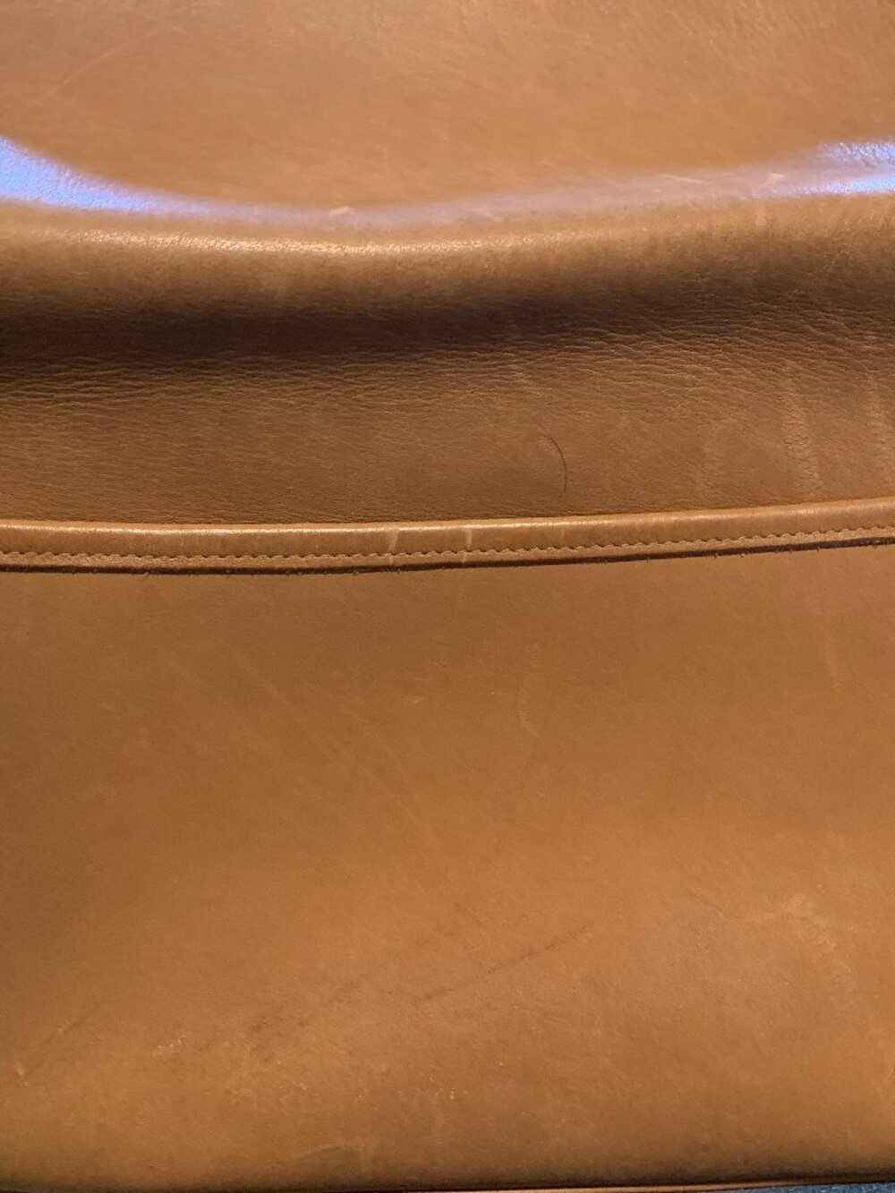 Vintage Coach Tan Leather Bag - Picture 5 of 7